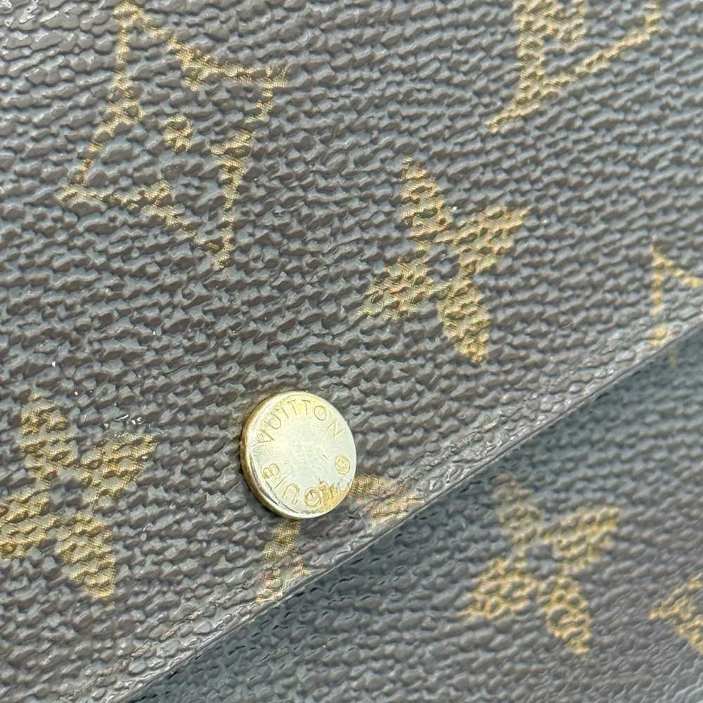 Louis Vuitton Monogram Sarah Wallet *Loose Snap, Doesn’t Hold* ✔️Authentic! 2009 - Picture 3 of 15